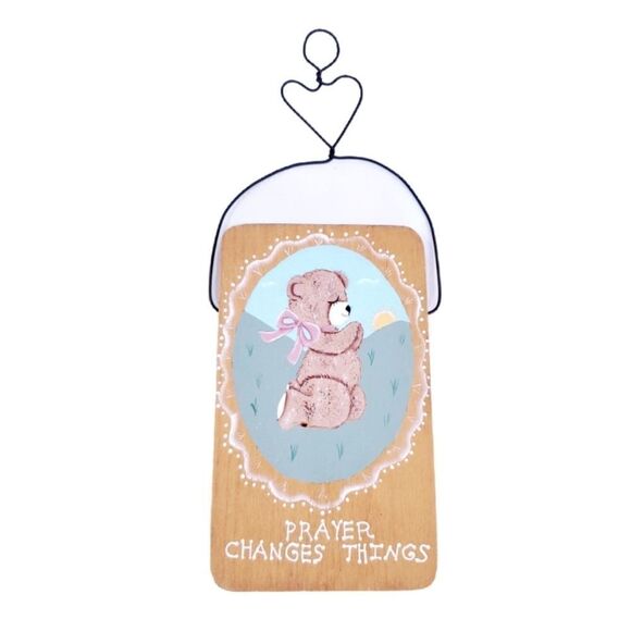 Nursery Rustic Wooden Prayer Wall Decor Home Decor Wood Sign - Picture 1 of 3